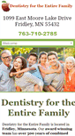 Mobile Screenshot of dentistryfortheentirefamily.com